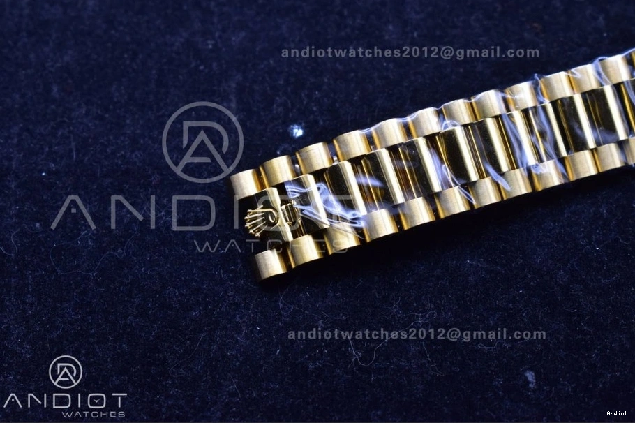 on (Gain THBF Date 1:1 Day Crystal Best 40 Dial Edition Weight) Black VR3255 Bracelet 228238 YG President 1120